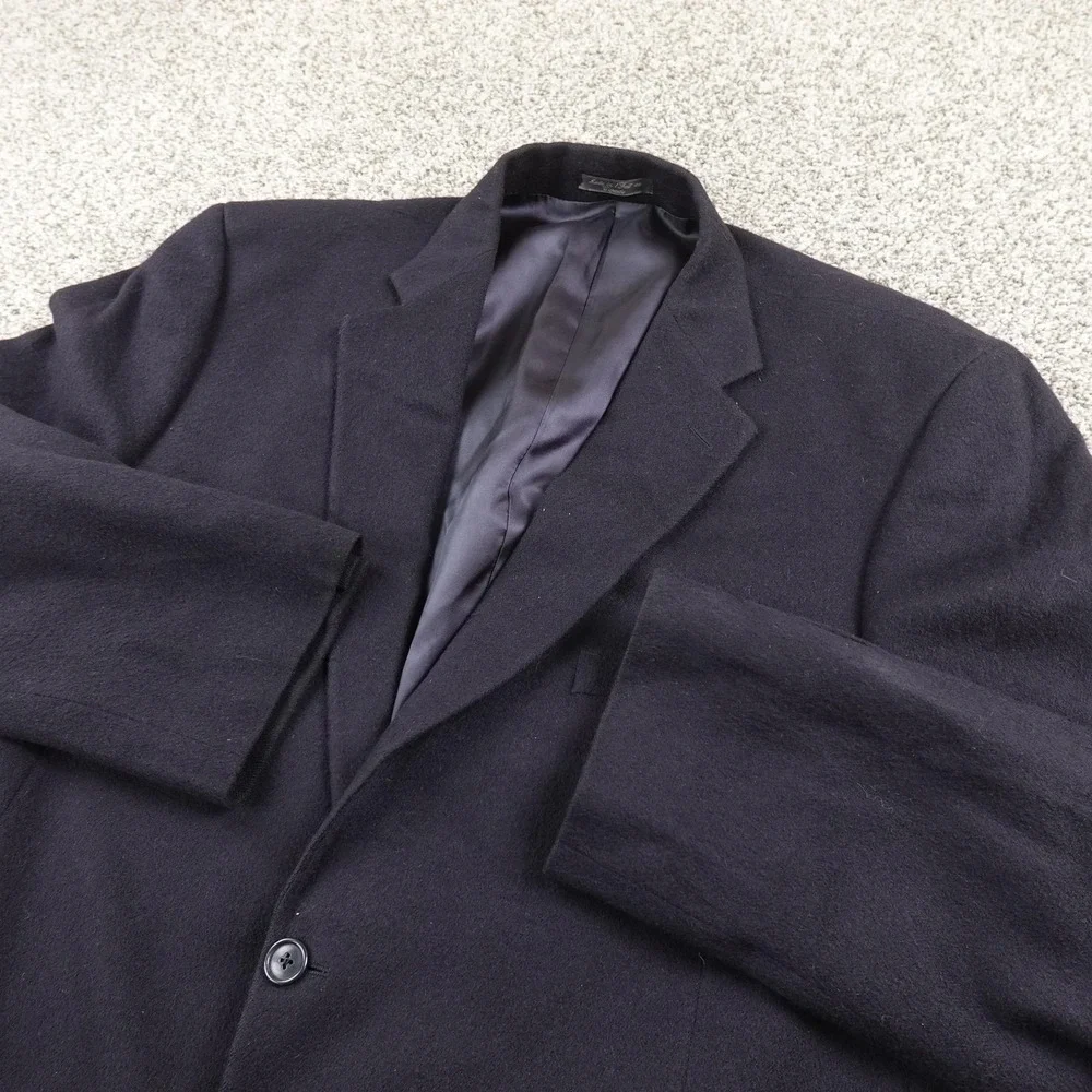 VTG Loro Piana Camel Hair Blazer Mens 50 Blue Sport Coat Suit Jacket Top Canada‎
